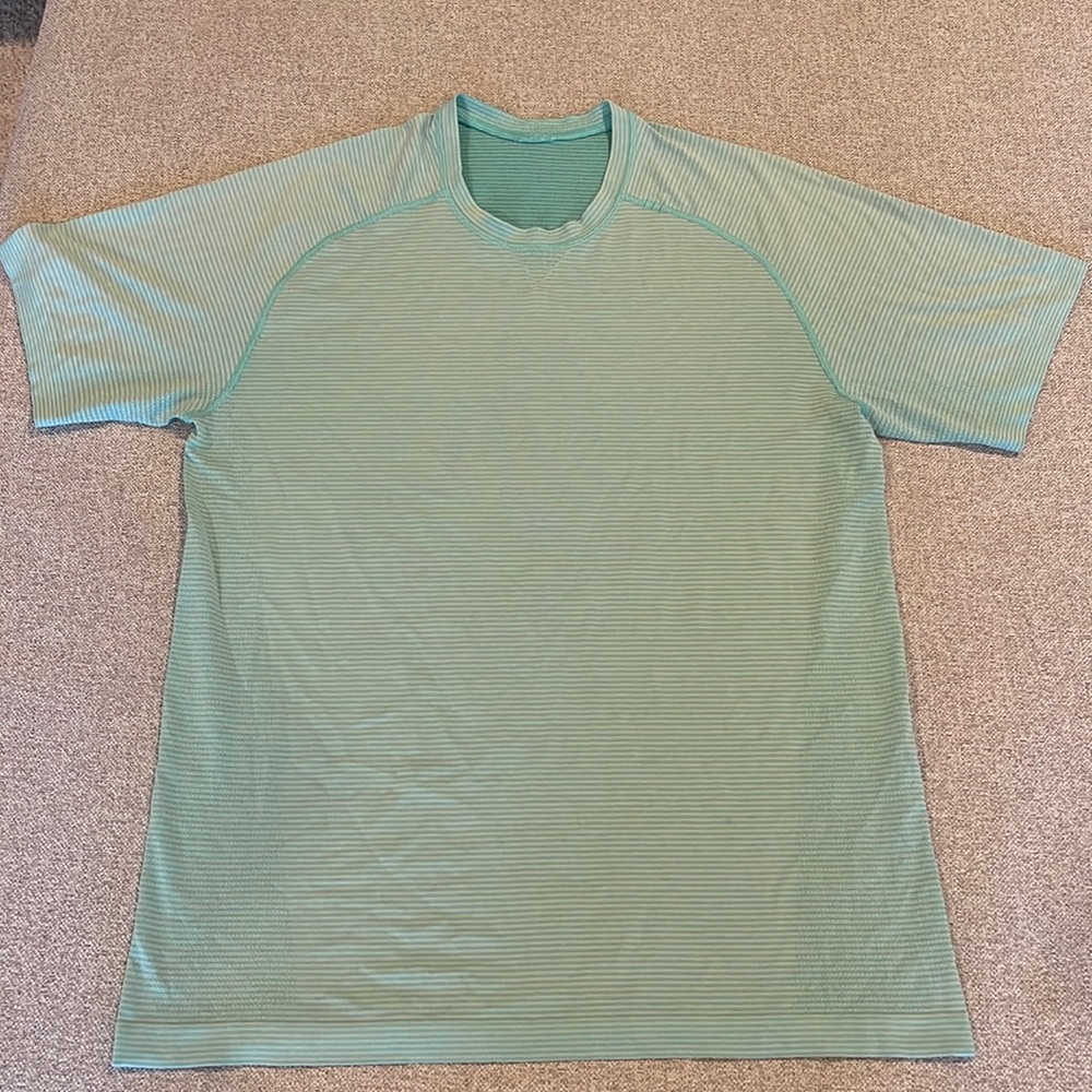 Lululemon Striped Blue Tee